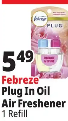 Ocean State Job Lot Febreze Plug In Oil Air Freshener offer