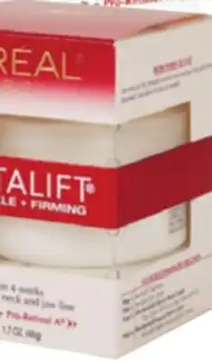 Ocean State Job Lot L'Oreal Revitalift Anti-Wrinkle + Firming Face/Neck Contour Cream 1.7 oz offer