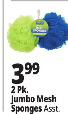 Ocean State Job Lot Jumbo Mesh Sponges 2 Count offer