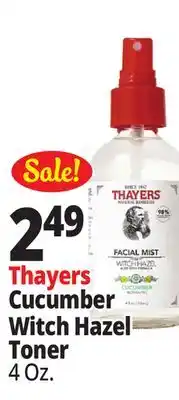 Ocean State Job Lot Thayers Cucumber Witch Hazel Toner offer