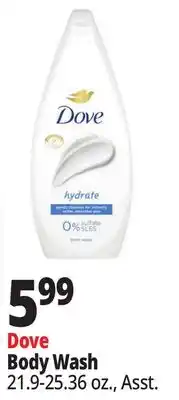 Ocean State Job Lot Dove Coconut Milk and Jasmine Petals Moisturizing Cream Body Wash 25.36 oz offer