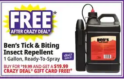 Ocean State Job Lot Ben's Tick & Biting Insect Repellent offer