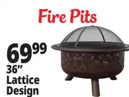 Ocean State Job Lot Fire Pits 36 Lattice Design offer