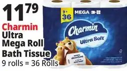 Ocean State Job Lot Charmin Ultra Mega Roll Bath Tissue offer
