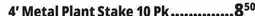 Ocean State Job Lot 4' Metal Plant Stake 10 Pk offer