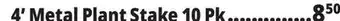 Ocean State Job Lot 4' Metal Plant Stake 10 Pk offer