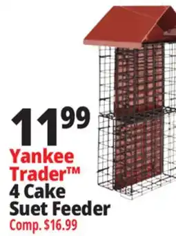 Ocean State Job Lot Yankee Trader 4 Cake Suet Feeder offer