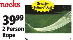 Ocean State Job Lot 2 Person Rope Hammocks offer