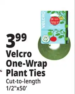 Ocean State Job Lot Velcro Brand One-Wrap Cut-to-Length Tape Garden Ties 50' offer