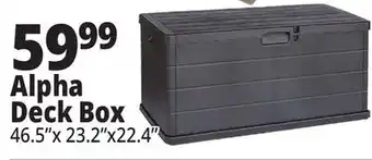 Ocean State Job Lot Alpha Deck Box offer