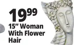 Ocean State Job Lot 15 Woman With Flower Hair offer