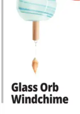 Ocean State Job Lot Glass Orb Windchime offer