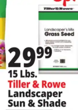 Ocean State Job Lot Tiller & Rowe Landscaper's Sun & Shade Grass Seed offer