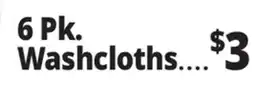 Ocean State Job Lot 6 Pk. Washcloths offer
