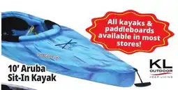 Ocean State Job Lot KL Outdoor 10' Aruba Sit-In Kayak offer