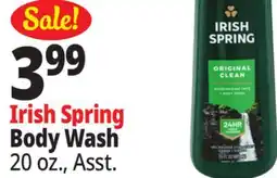 Ocean State Job Lot Irish Spring Original Clean Moisturizing Face & Body Wash 20 oz offer
