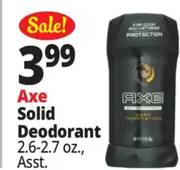 Ocean State Job Lot Axe Dark Temptation Anti-Sweat High Definition Scent Antiperspirant 2.7 oz offer