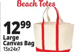 Ocean State Job Lot Heavy-Duty Canvas Tote 24 offer