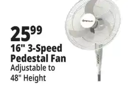 Ocean State Job Lot Penguin Pedestal Fan 16 offer