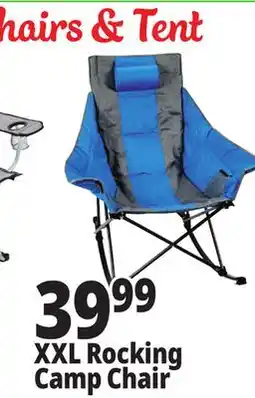Ocean State Job Lot Rocking Camp Chair XXL offer
