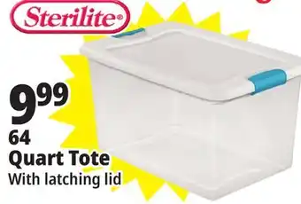 Ocean State Job Lot Sterilite Latch Top Storage Box 64 Qt offer