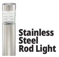 Ocean State Job Lot Outdoor Living Accents Black Solar Light Rod 15 offer