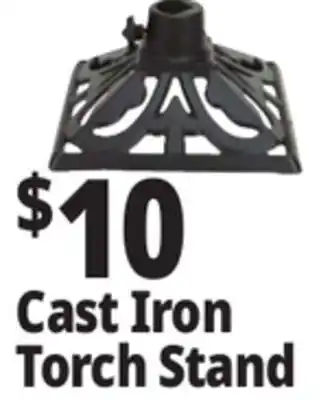 Ocean State Job Lot Cast Iron Torch Stand offer