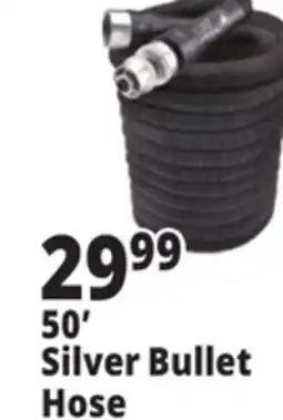 Ocean State Job Lot Pocket Hose Silver Bullet Garden Hose with Bonus Spray Nozzle 50' offer