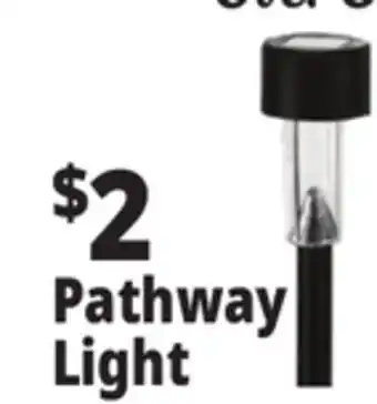 Ocean State Job Lot Solar Pathway Light Black offer