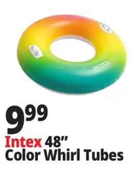 Ocean State Job Lot Intex Rainbow Ombre Tube offer