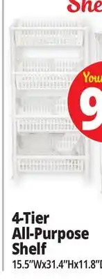 Ocean State Job Lot All-Purpose Shelf offer