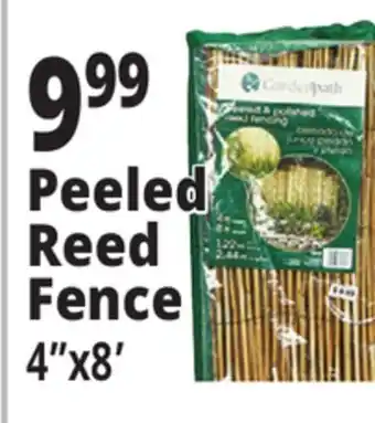 Ocean State Job Lot Gardenpath Peeled and Polished Reed Fencing 8' offer