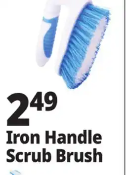 Ocean State Job Lot Gleam Iron Handle Scrub Brush offer