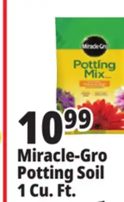 Ocean State Job Lot Miracle-Gro Potting Soil 1 Cu. Ft offer