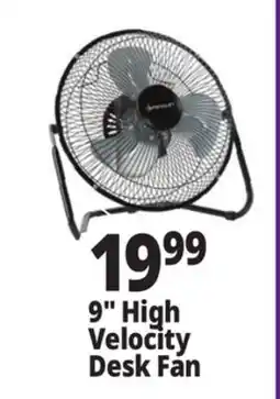 Ocean State Job Lot Penguin High Velocity Desk Fan 9 offer