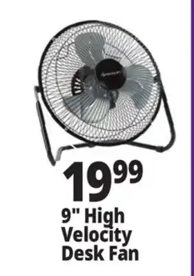 Ocean State Job Lot Penguin High Velocity Desk Fan 9 offer