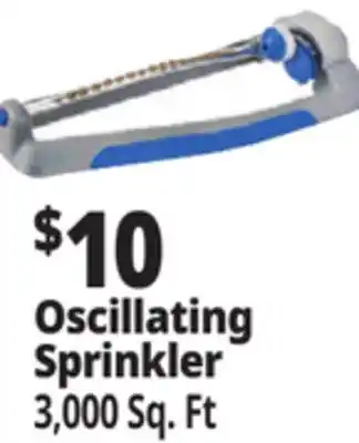 Ocean State Job Lot Tiller & Rowe Oscillating Sprinkler 3000 sq ft offer