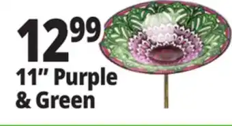 Ocean State Job Lot Glass Garden Stake Bird Bath 11 offer