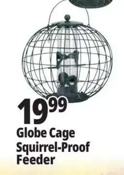 Ocean State Job Lot Yankee Trader Globe Cage Squirrel Proof Bird Feeder offer