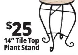 Ocean State Job Lot 14 Tile Top Plant Stand offer