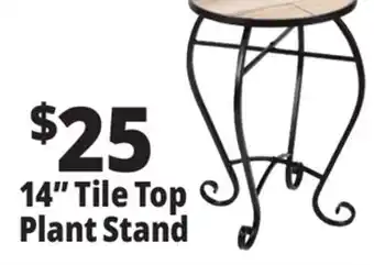 Ocean State Job Lot 14 Tile Top Plant Stand offer
