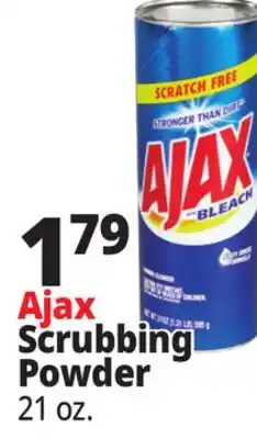 Ocean State Job Lot Ajax with Bleach Powder Cleanser 21 oz offer