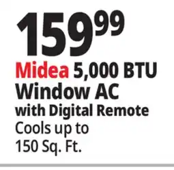 Ocean State Job Lot MIDEA 5 000 BTU ComfortSense Air Conditioner offer
