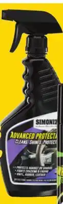 Ocean State Job Lot Simoniz Protectant Spray offer