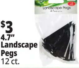 Ocean State Job Lot Tiller & Rowe Landscape Pegs 12 Count offer