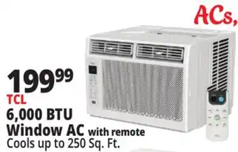 Ocean State Job Lot TCL 6 000 BTU Smart Window Air Conditioner offer