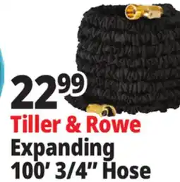Ocean State Job Lot Tiller & Rowe 3/4 Expanding Garden Hose 100' offer