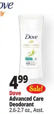 Ocean State Job Lot Dove Deodorant offer