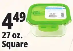 Ocean State Job Lot Glass Food Storage Container 27 oz offer