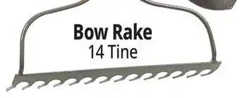 Ocean State Job Lot Tiller & Rowe Fiberglass Handle Bow Rake offer